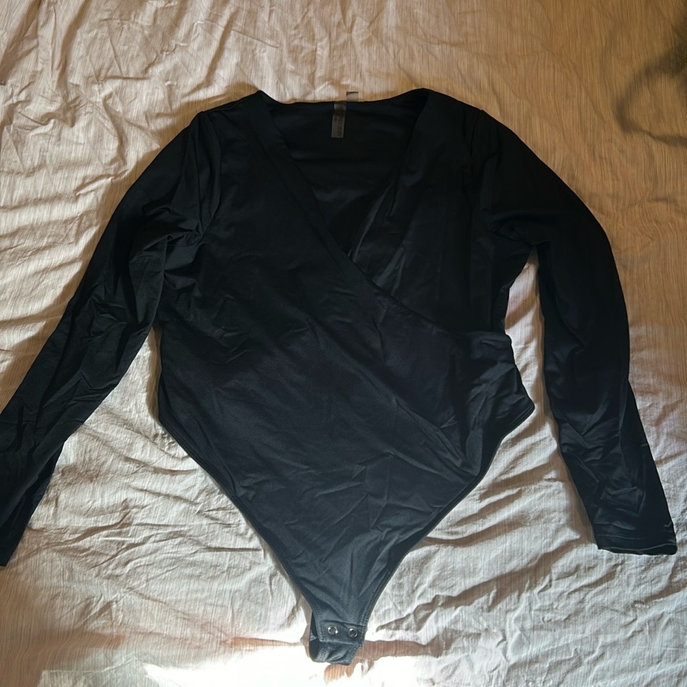 Second skin bodysuit 1X Black